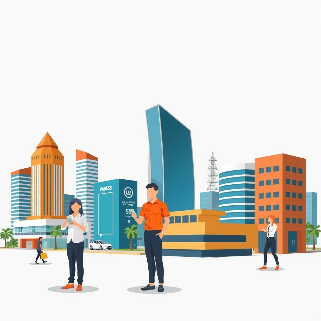 Philippine business landscape with diverse companies showcasing digital transformation