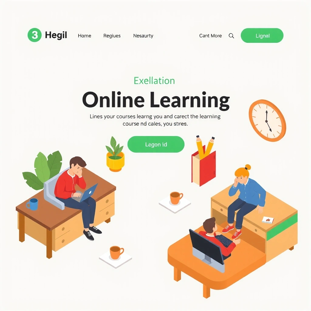 Educational Platform Interface